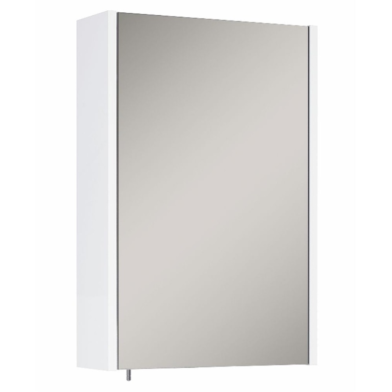 Otto Plus Gloss White 45cm Mirror Cabine