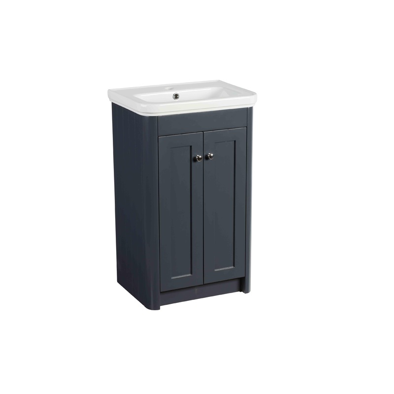 500mm 2 Door Floor Mounted Unit – Midnight Gr