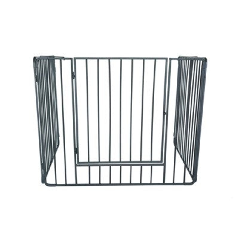BLACK STOVE GUARD 30HX36WX28D