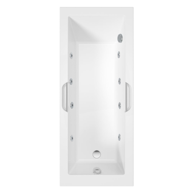 Cadenza Single Ended 8 Jet Bath 170X70 W