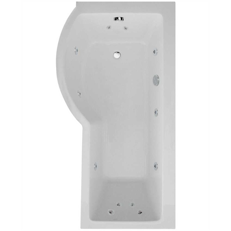 P Shape 1700x850mm LH Single Ended 12 Je
