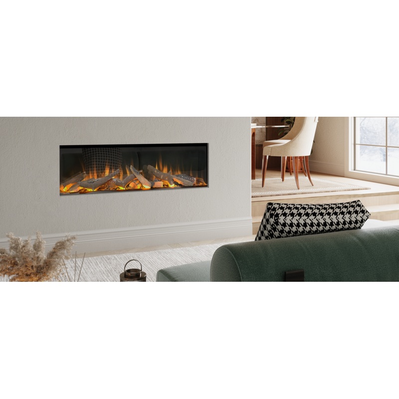 1250 Evonic Volante Built In Media Wall Electric Fire 1-2-3 Sided