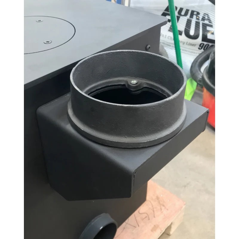 6 Vertical Rear Flue Box – 90 Degree Flue Box – Ottawa 12kw/Ottawa 12kw Boiler/Ottawa 21kw Boiler/Ottawa 30kw Boiler