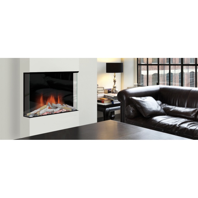 600 Square Evonic Halo Attora 600 Sl Built In Media Wall Electric Fire 1-2-3 Sided