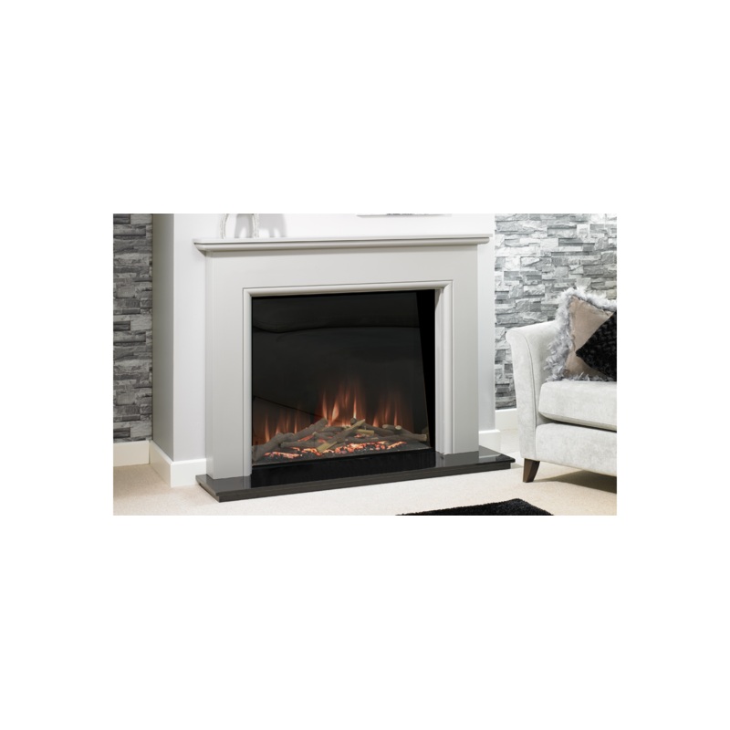 750 Evonic Malmo Halo 750 Built In Media Wall Electric Fire 1-2-3 Sided