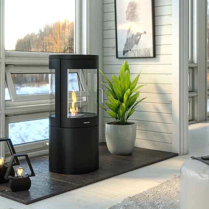 Berlin Bio-Ethanol Stove+ Ceramic Logs Kit