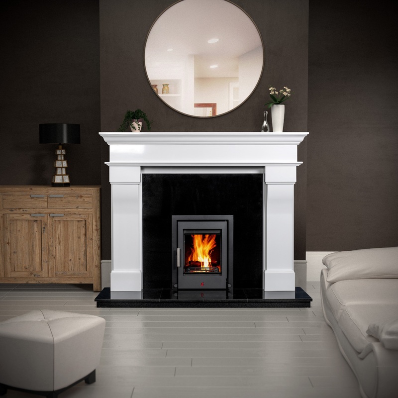54 BORDEAUX POLISHED POLAR WHITE SURROUND