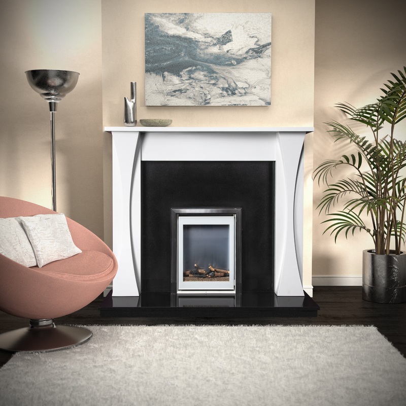 60” ATHENA HONED POLAR WHITE SURROUND