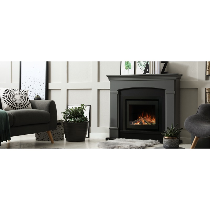 600 Square Evonic C600 Built In Cassette inset Electric Fire