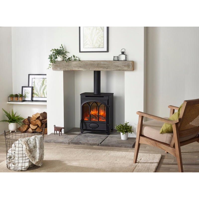 Charlton And Jenrick 3d Ecoflame Electric Stoves Square Door