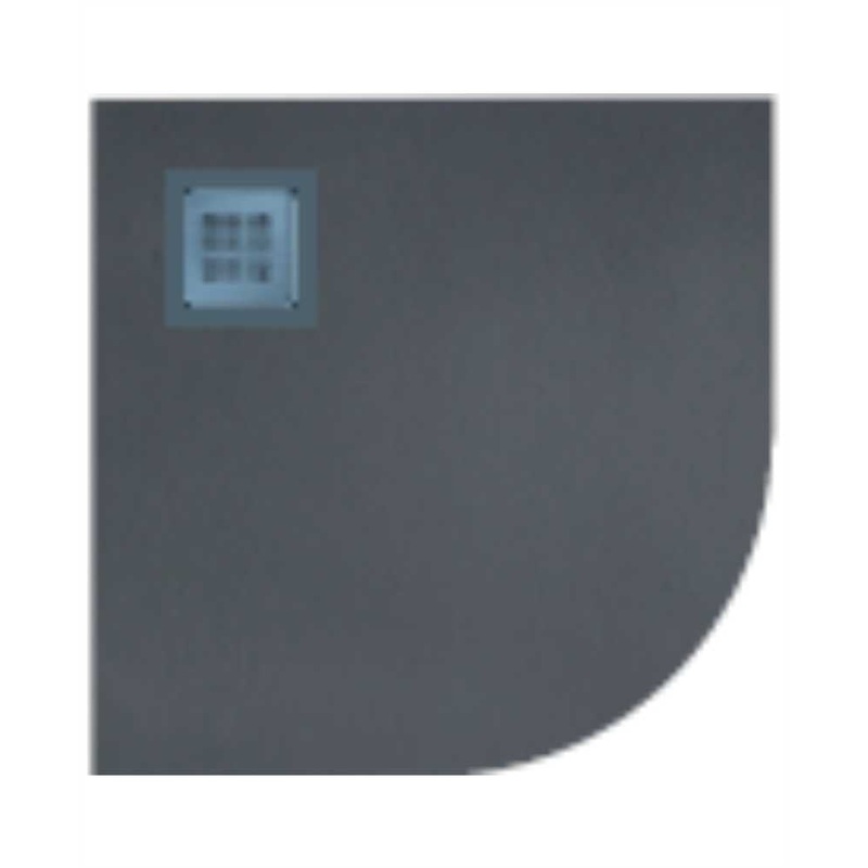 Slate 1000 Quadrant Anthracite Shower Tr