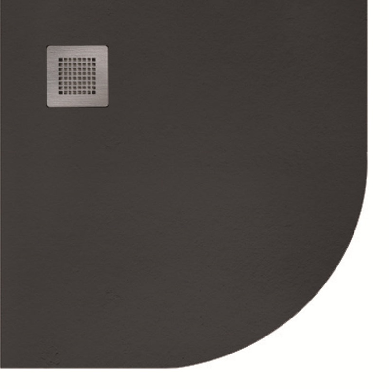 Slate Black 900mm Quadrant Shower Tray &