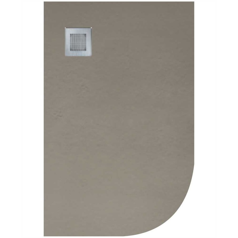 Slate Taupe 1200x900mm LH Offset Quadran