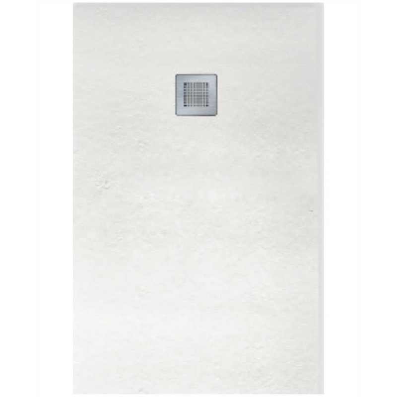 Slate White 900x800mm Rectangular Shower