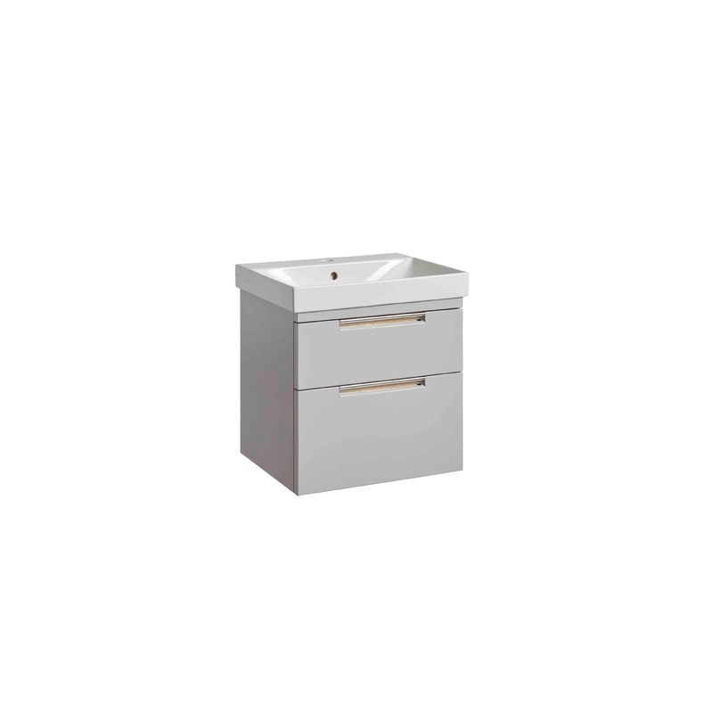500mm Platform Double Drawer Wall Mounted – L