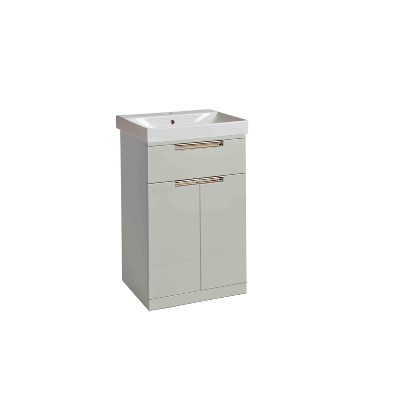 500mm Platform Floor Mounted – Light Grey