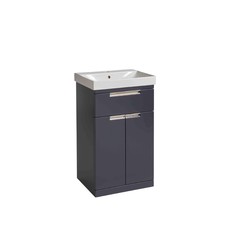 500mm Platform Floor Mounted – Midnight Grey