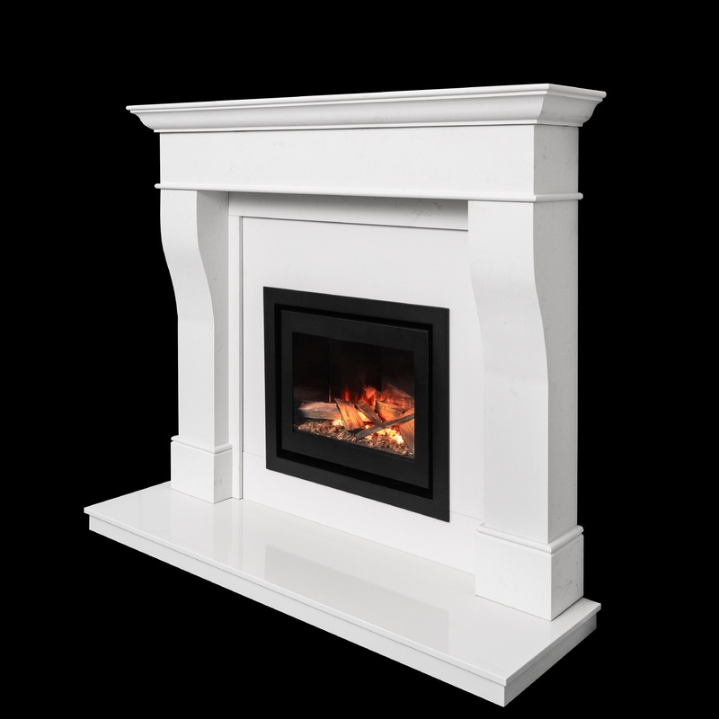 54 PLAZA HONED NAPLES WHITE SURROUND