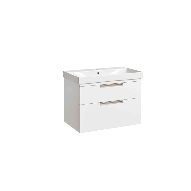 700mm Platform Double Drawer Wall Mounted – W