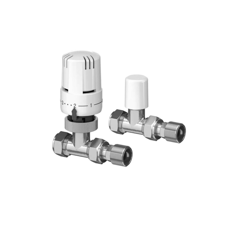 EPH TRV Twin Pack With Lockshield Straight – SEMTRV15 (White)