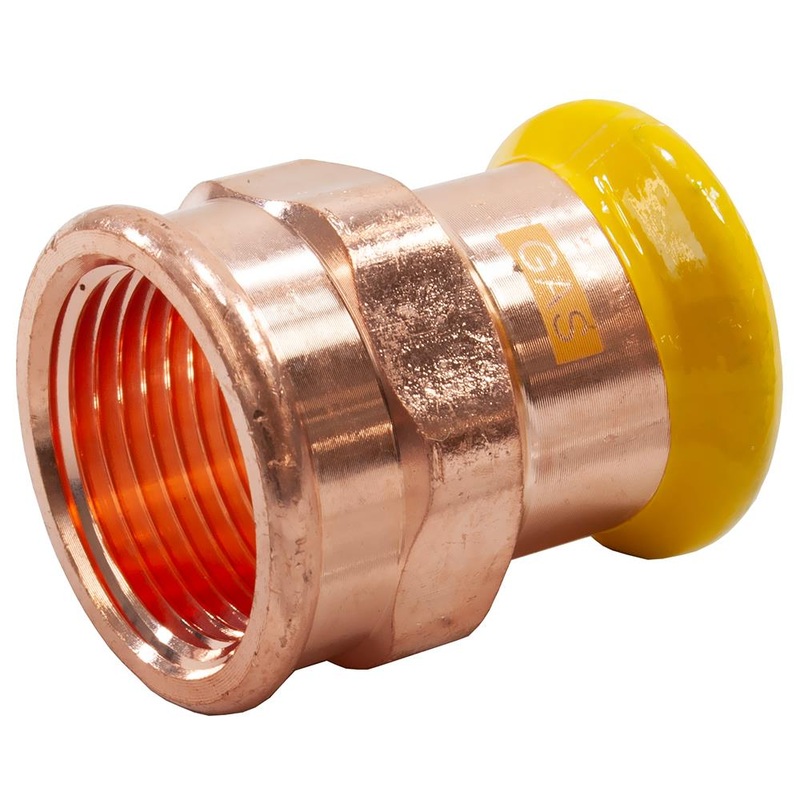 Pegasus M Profile PressFit Female Coupler For Gas