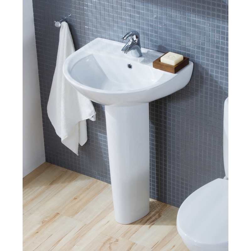 President 55cm Basin 1TH & Full Pedestal