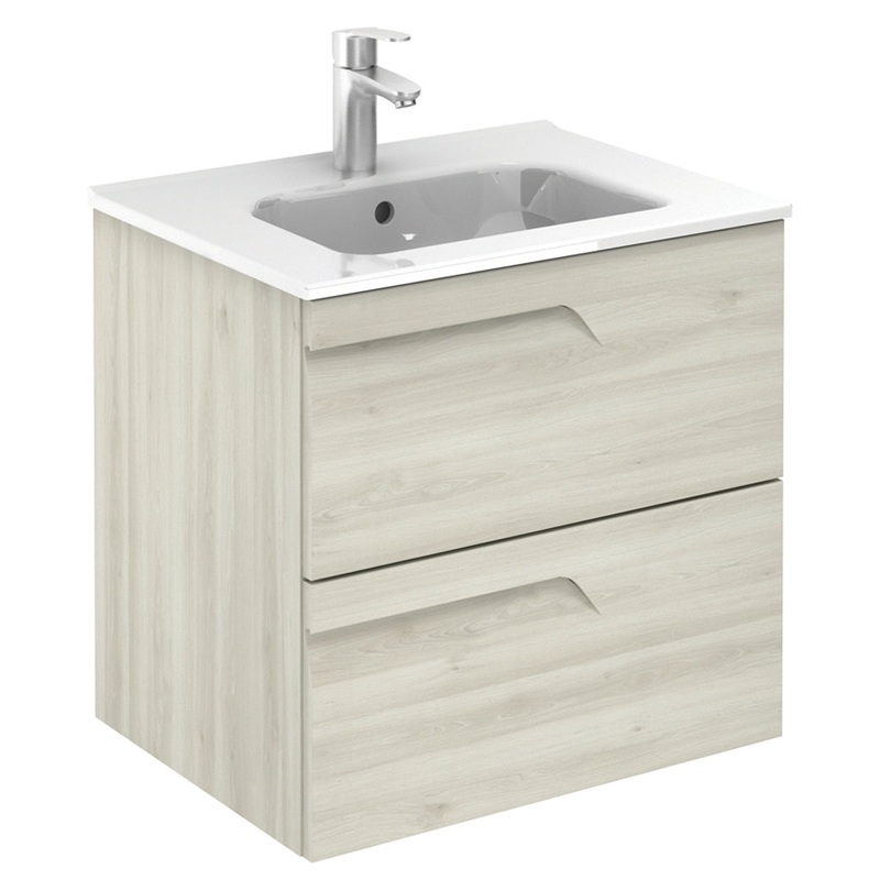 Brava Nature White 60 Vanity Unit & Slim