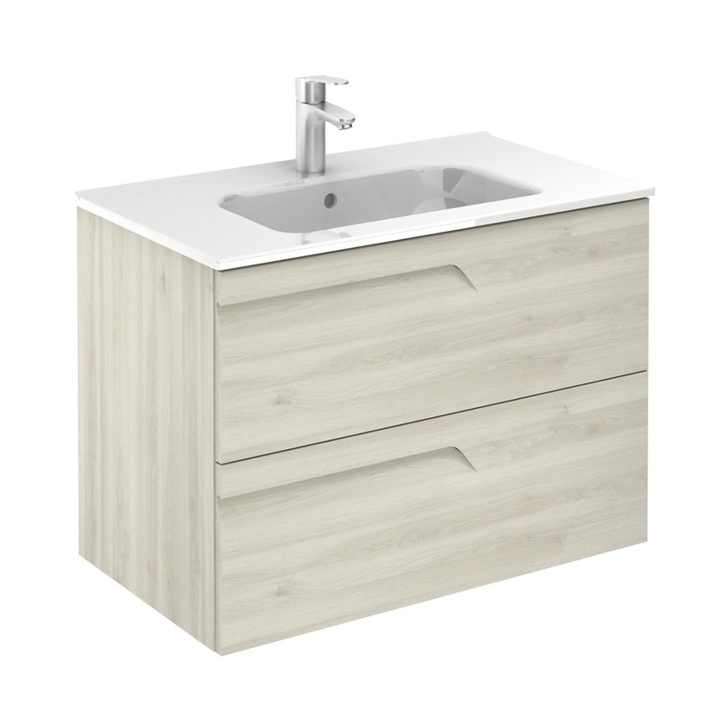 Brava Nature White 80 Vanity Unit & Slim