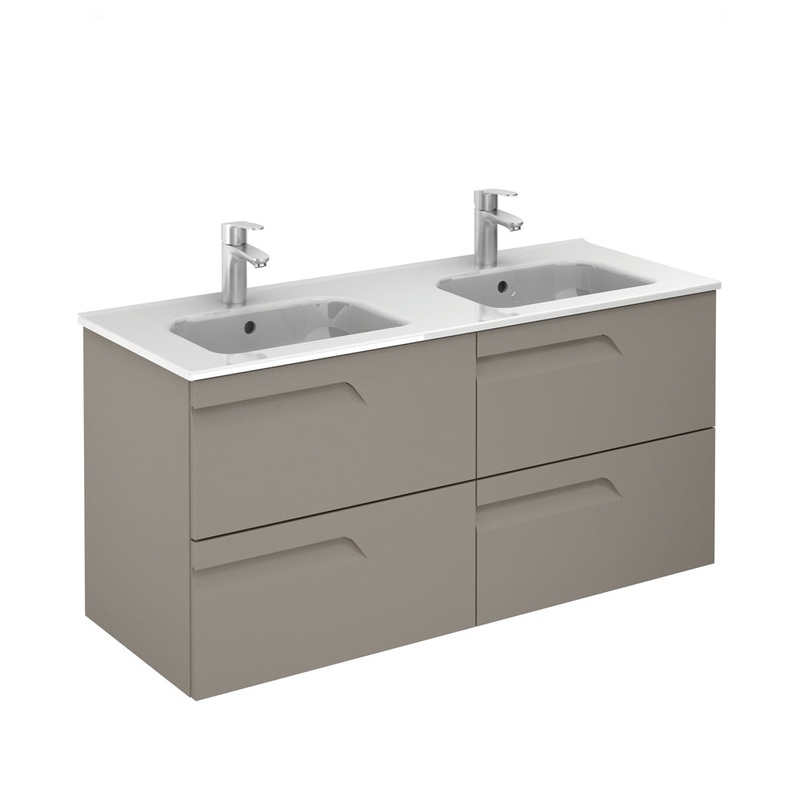 Brava Smokey Matt 120 Vanity Unit & Slim