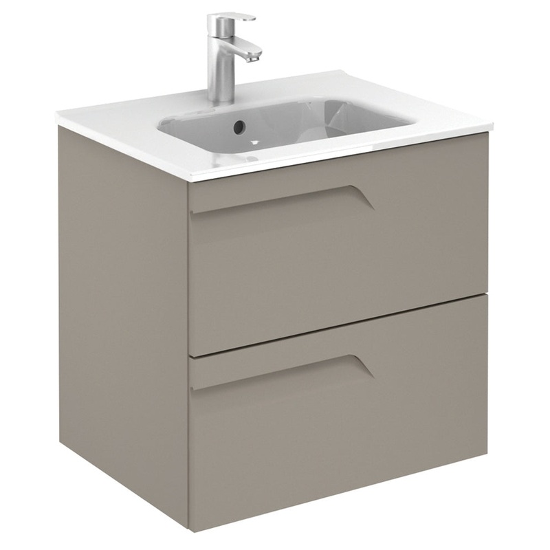 Brava Smokey Matt 60 Vanity Unit & Slim