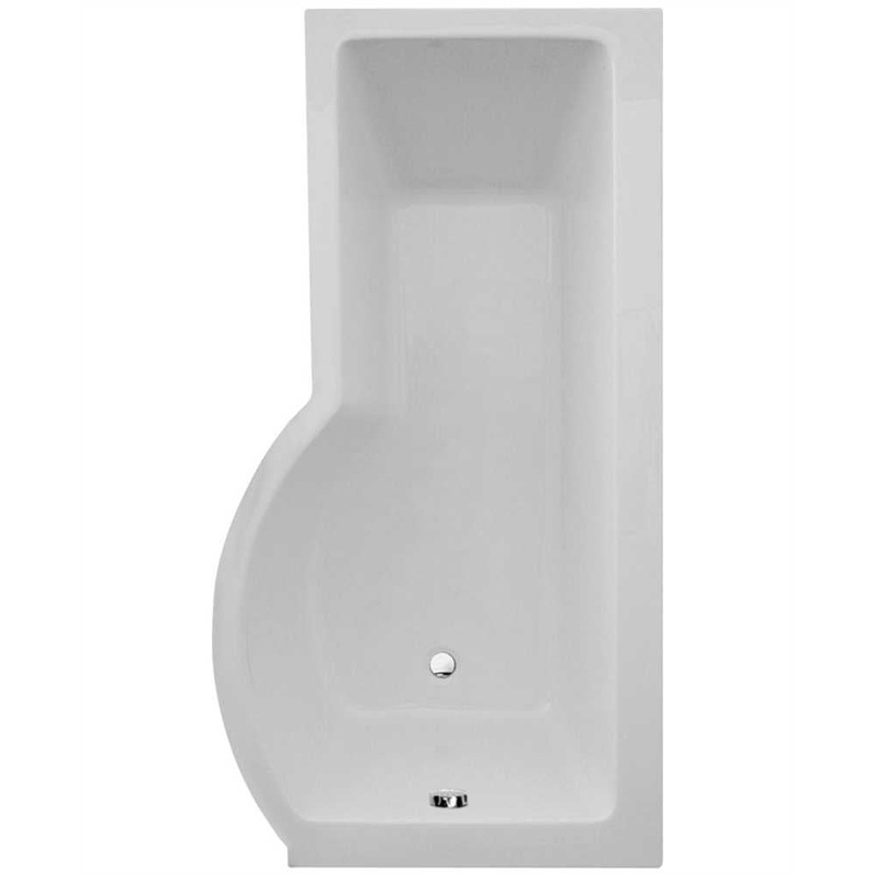 P Shape 1700x850mm RH Single Ended Bath