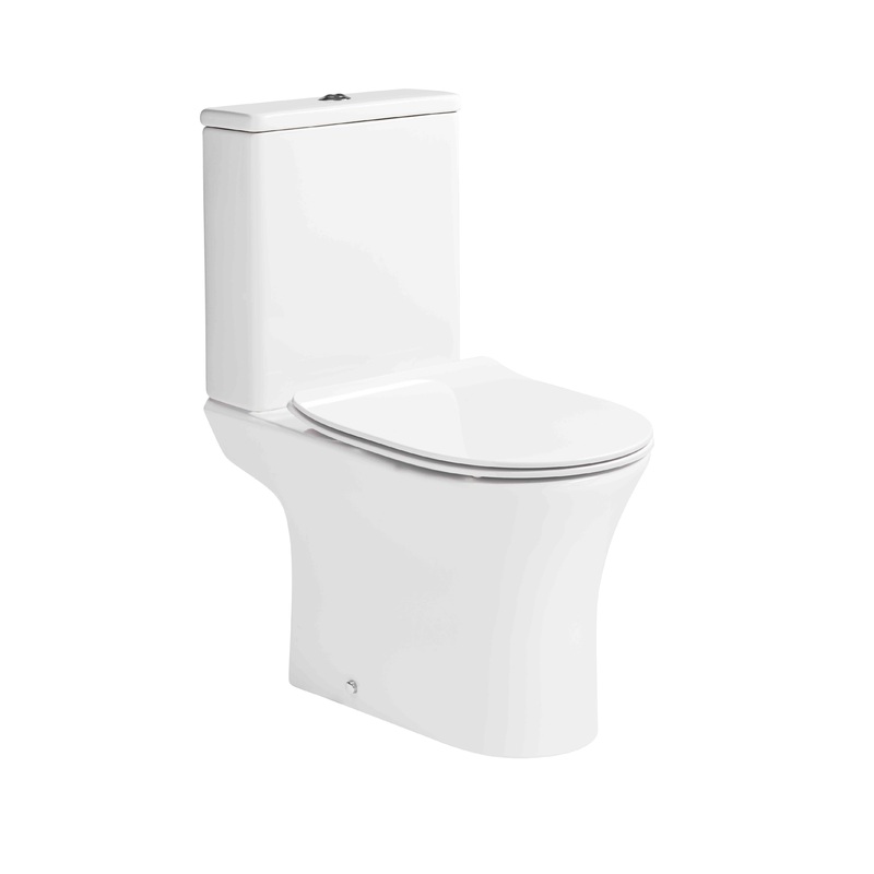 Radar Open Back Close Coupled Pan – White