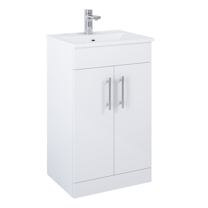 Belmont Square Gloss White 50cm Vanity U