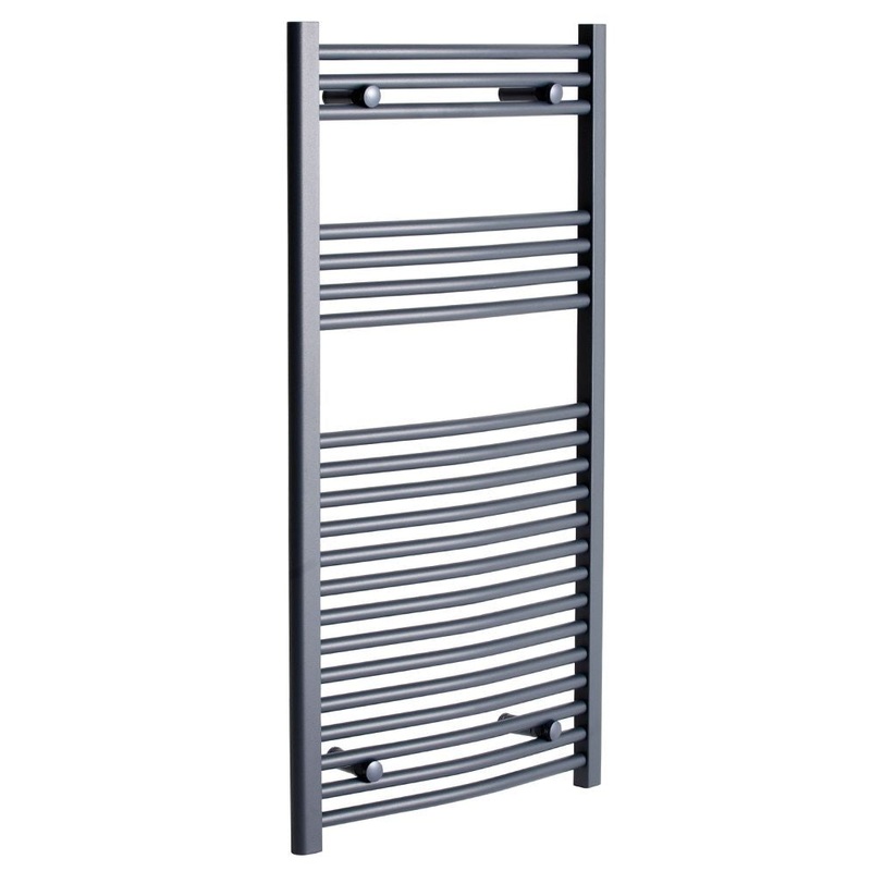 Curved Radiator 1200×500 Anthracite