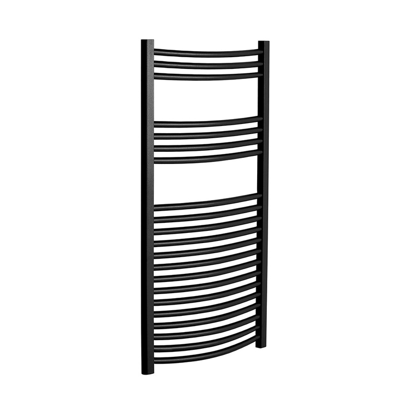 Curved Radiator 1200×500 Black