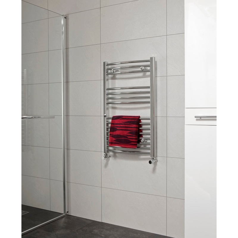 Curved Radiator 800×600 Chrome