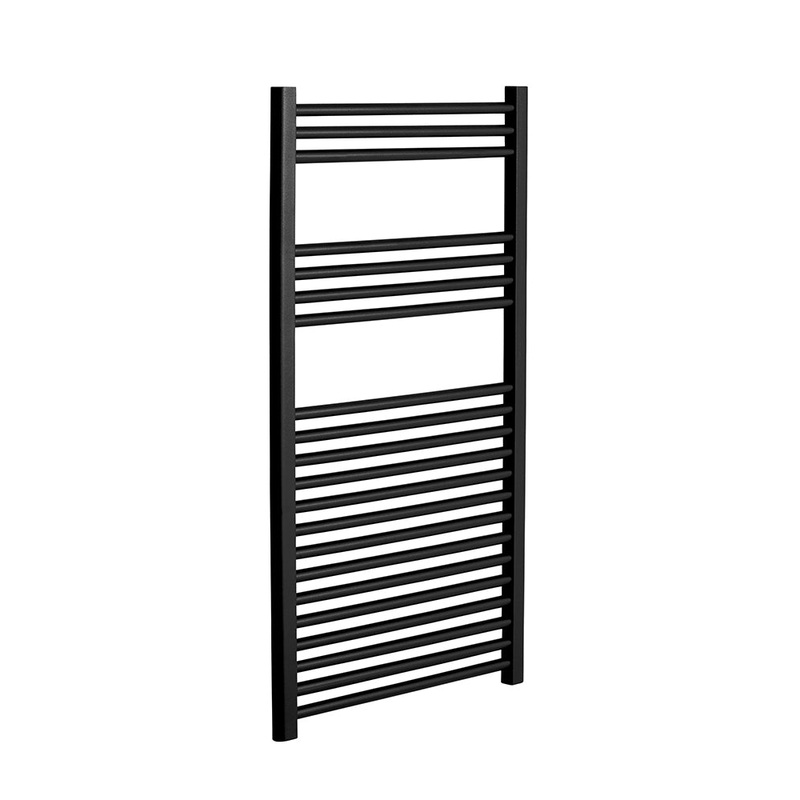 Straight Radiator 1200×600 Black
