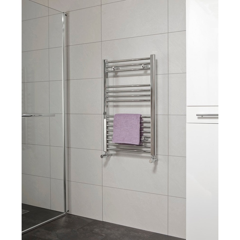 Straight Radiator 800×500 Chrome