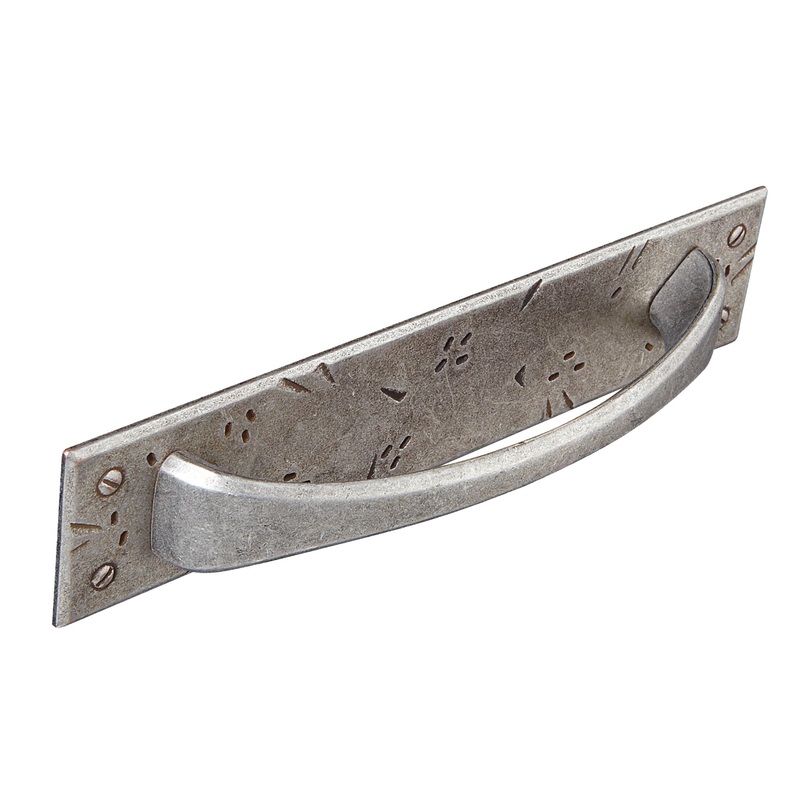140mm Handle & Backplate Pewter