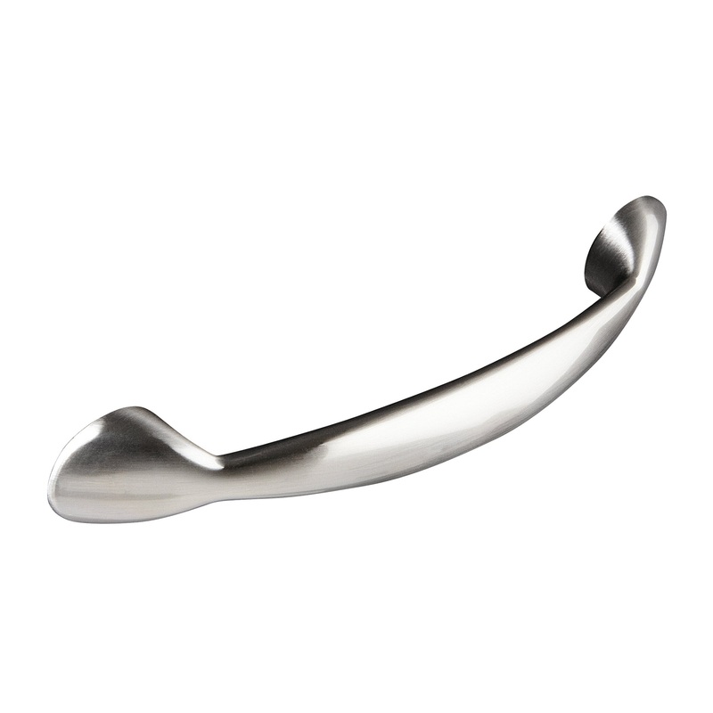 Bow Brushed Steel Handle