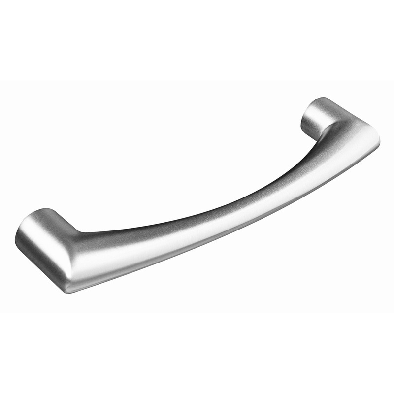 Bow Handle Brushed Steel