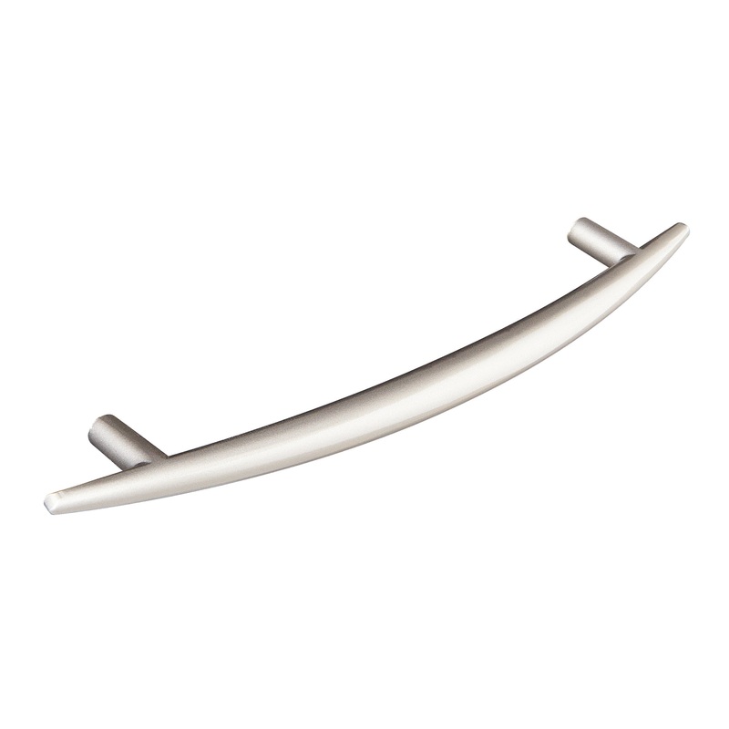 Bow Pointed T Bar Handle|Satin Nickel