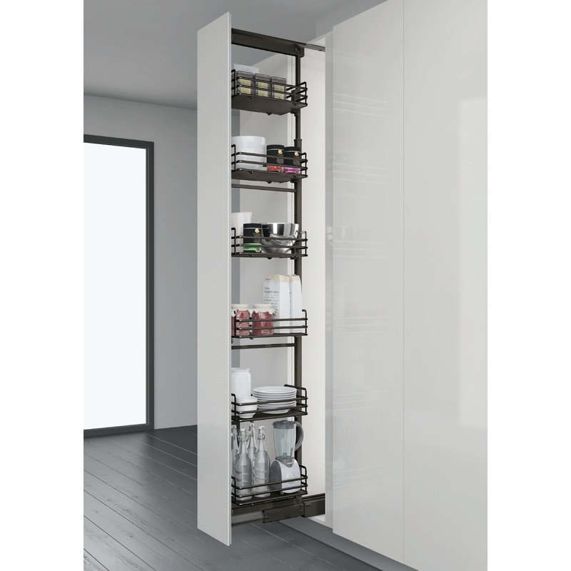 Elite Tall Larder Pull Out 300mm (Anthracite)