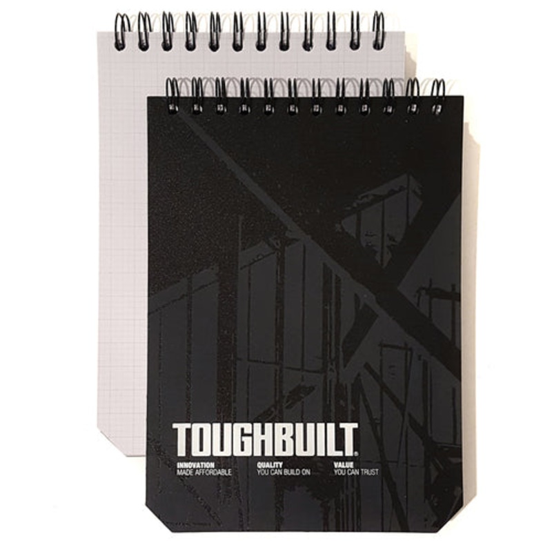 Toughbuilt Grid Notebook (Large) – 2 Pack