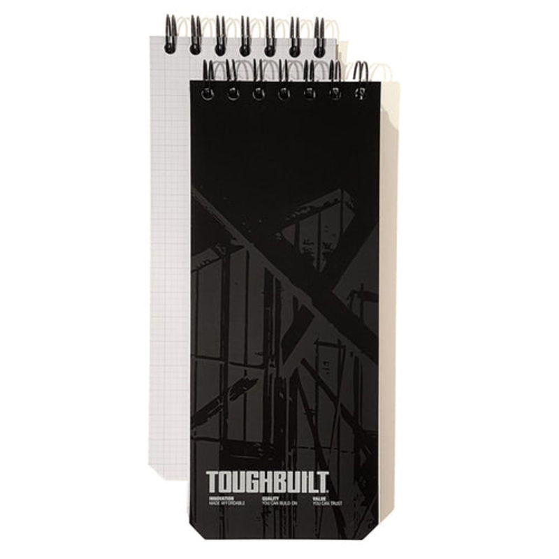 Toughbuilt Grid Notebook (Medium) – 2 Pack