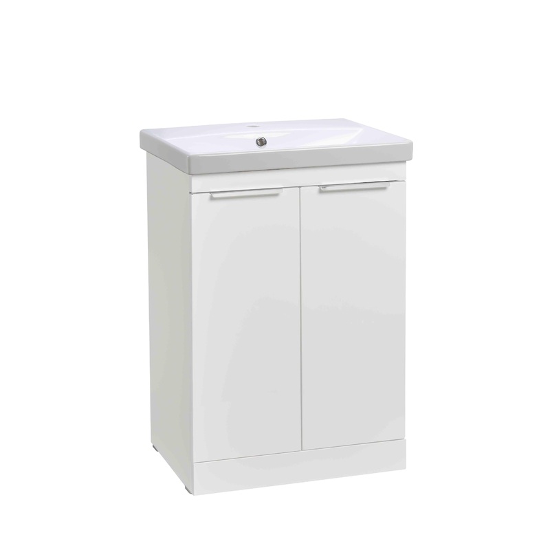 600mm Type 2 Door Floor Mounted Unit – White
