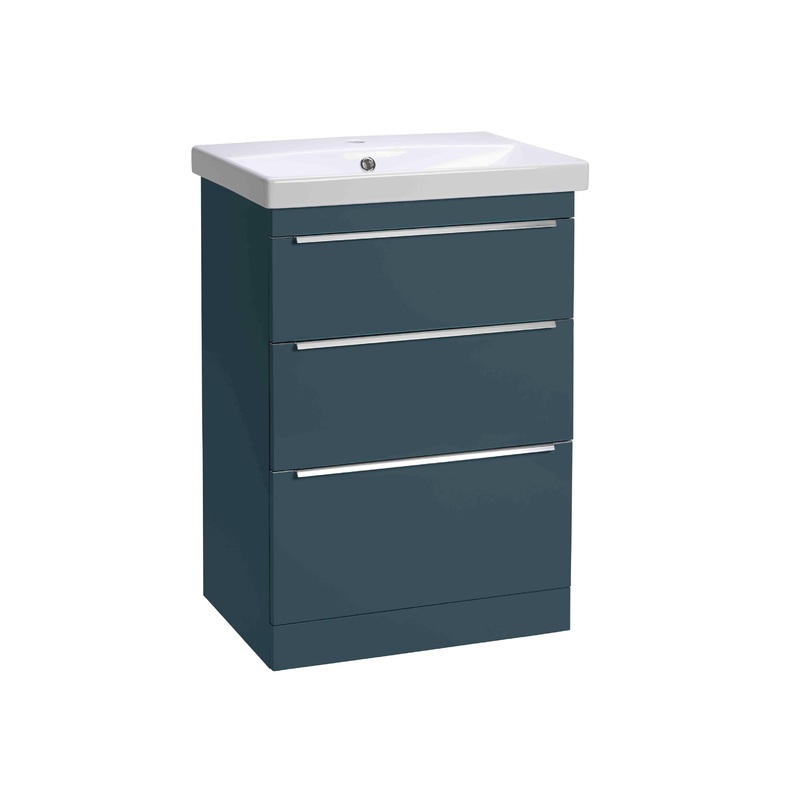 600mm Type 3 Drawer Floor Mounted Unit – Dark