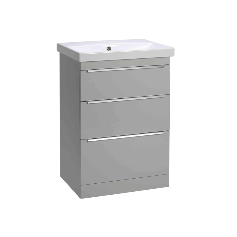 600mm Type 3 Drawer Floor Mounted Unit – Ligh
