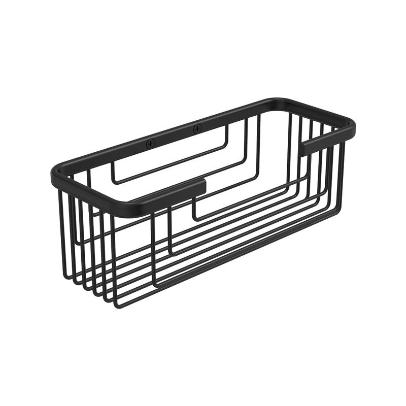 Cora Double Wire Soap Basket Black