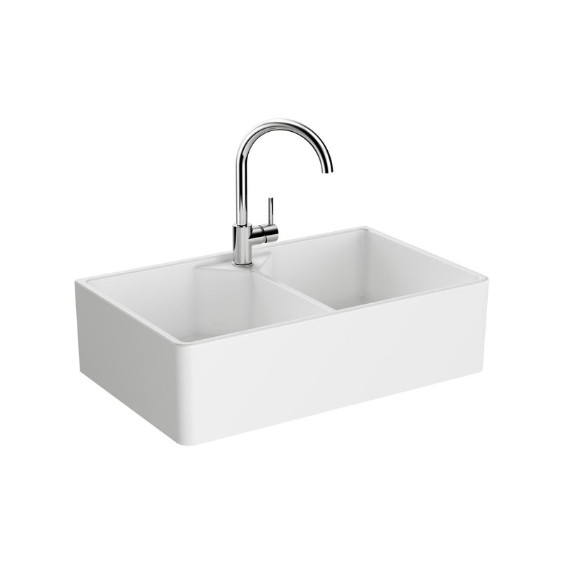 Prima 2B Belfast Ceramic Sink (Inc. Waste) – White